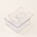 وعاء تخزين طعام بلاستيك شفاف 26.5*18.5*9 سم image number 2