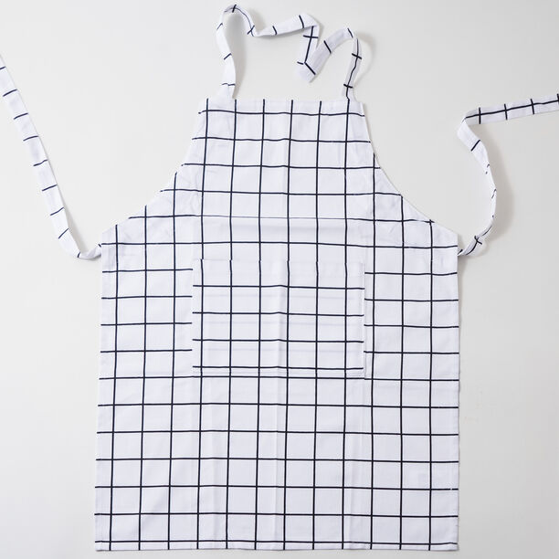 Alberto 100% Cotton Kitchen Set Of 4Pcs, Black Stripes image number 1