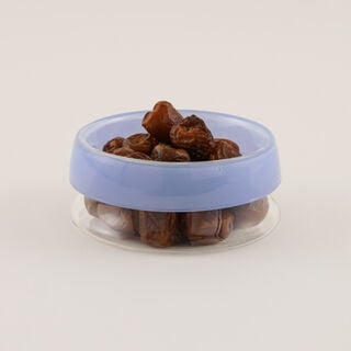 دلتي تمريه زجاج رمادي 12.5*6 سم