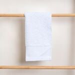 100% cotton, embroidered hand towel, white 30*50 cm image number 2