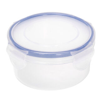 Alberto Plastic Food Saver Round Shape V:0.4L Blue Lid