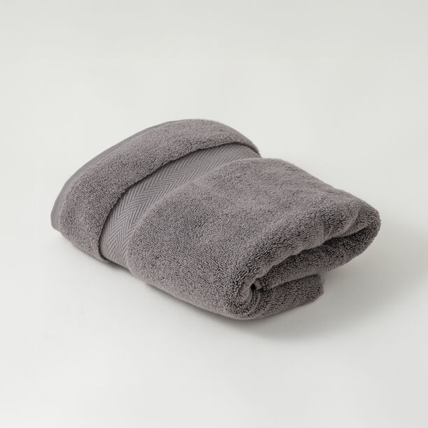 Boutique Blanche Microcotton Hand Towel, Grey, 100*50Cm image number 0