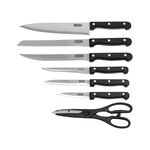 12 Pcs Wooden Knife Block With Knives image number 1