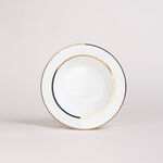 La Mesa white/gold porcelain 18 pc dinner set image number 3