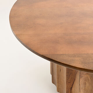 Homez coffee table wood in brown, 45*95*95cm