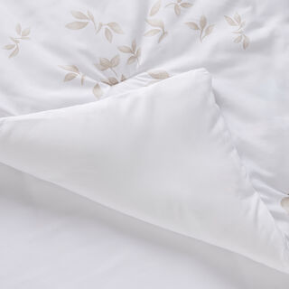 كوتاج طقم لحاف كينج 6 قطع مايكروفايبر أبيض