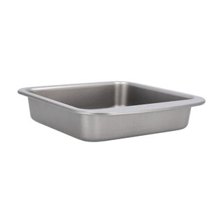 Square pan,Silver 25.4*22.8*4.8CM