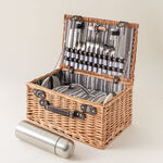Willow picnic basket 26 pcs set for 4 person image number 0