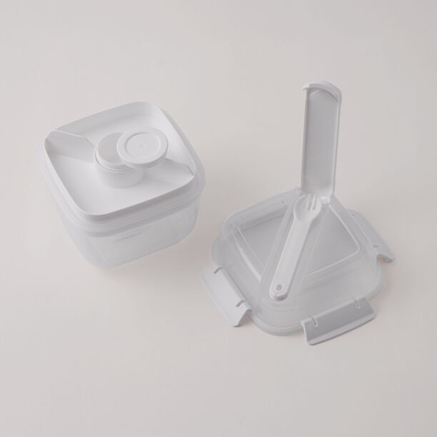 ألبرتو وعاء سلطة بلاستيك، أبيض 15.8*15.8*14.3سم image number 1