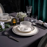 La Mesa white porcelain 16 pc dinner set image number 0