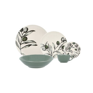 20 Piece Porcelain Dinner Set Rio