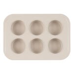 Alberto Beige 6 Cup Large Muffin Pan 36.7*25.2*4 Cm image number 1