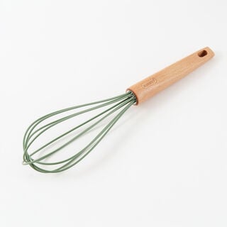 البرتو طقم أدوات سيليكون بمقابض خشبية أخضر 3 قطع