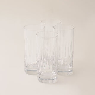 La Mesa 4 pcs elegant highball 6.4*6.4*16 cm