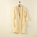 Boutıque Blanche M Cotton Bathrobe 360Gsm In White image number 0