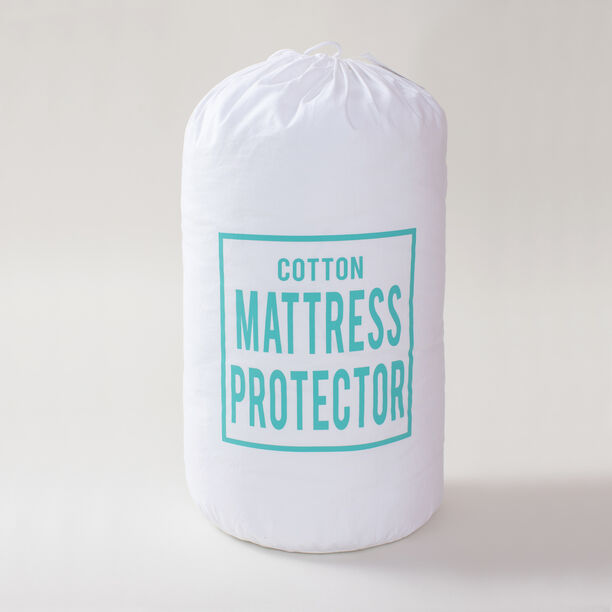 Cotton Mattress Protector Queen 180*200+25 Cm image number 4