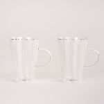 Mug Set 2 Pieces Double Wall Plain 200Ml Veer image number 1