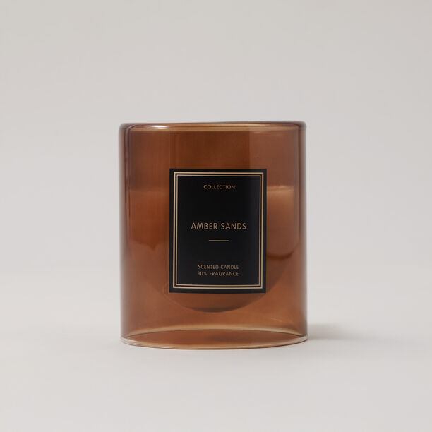 شمعة معطرة في برطمان زجاجي برائحة رمال العنبر image number 0