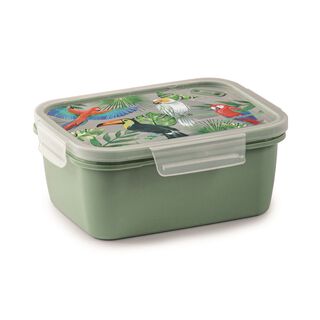 Snips snipslock lunchbox rectangular toucan 21*8.8cm, multicolor