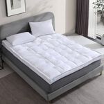 Cottage plush mattress topper with a down proof finish 200*200*10cm image number 2