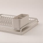 Brabantia dish drying rack light gray aluminium 49*38.5*14cm image number 1