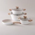 Alberto almuinum 7pcs cookware set, white image number 0