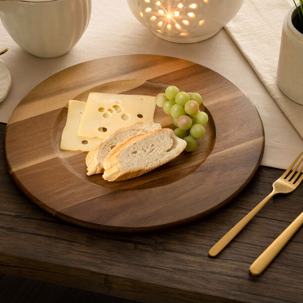 Alberto Acacia Wooden Serving Plate image number 0