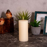 Pillar Candle Sense Rustic Ivory  image number 2