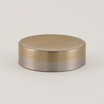 صحن صابون هومز ستانلس ستيل ذهبي فاتح 12 سم image number 0