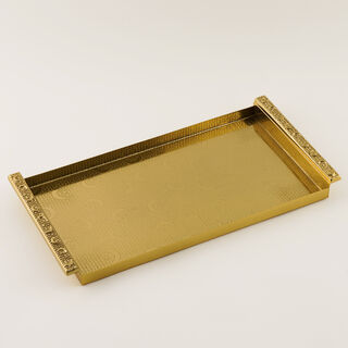 Dallaty Serving Tray, Gold, 46*24*3 Cm