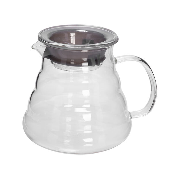 1 Pcs Glass Tea And Coffee Pot image number 0
