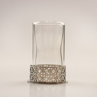 Dallaty glass & stainless steel 12pcs tea cups set Kairouan collection