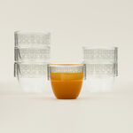 Dallaty 6pcs glass coffee cup set image number 0