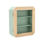Tea Box 3 Sections Beige and Green image number 1