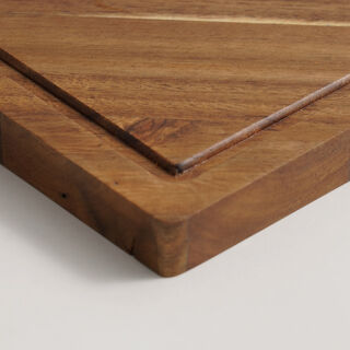 Alberto rectangular carbonized bamboo cutting board 50*30*2cm, brown