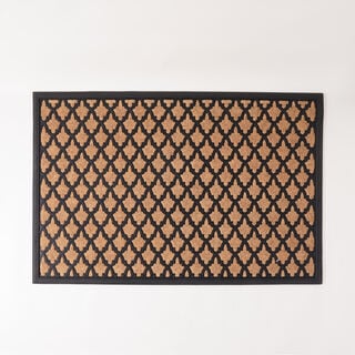 Homez welcome door mat, black