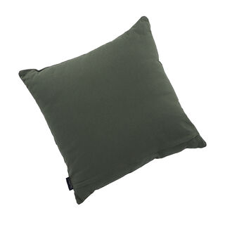 Cottage Pleated Cotton Cushion 50x50 Cm Dark Green