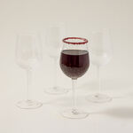 Set Of 4 Clear Ice Dregs Juice Glass image number 4