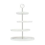 Misk Stainless Steel 4 Tier Serving Stand image number 1