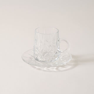 دلتي طقم استكانات شاي 12 قطعة مع صحون