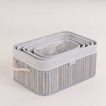 Natural Bamboo Basket Set 5 Pisces image number 2
