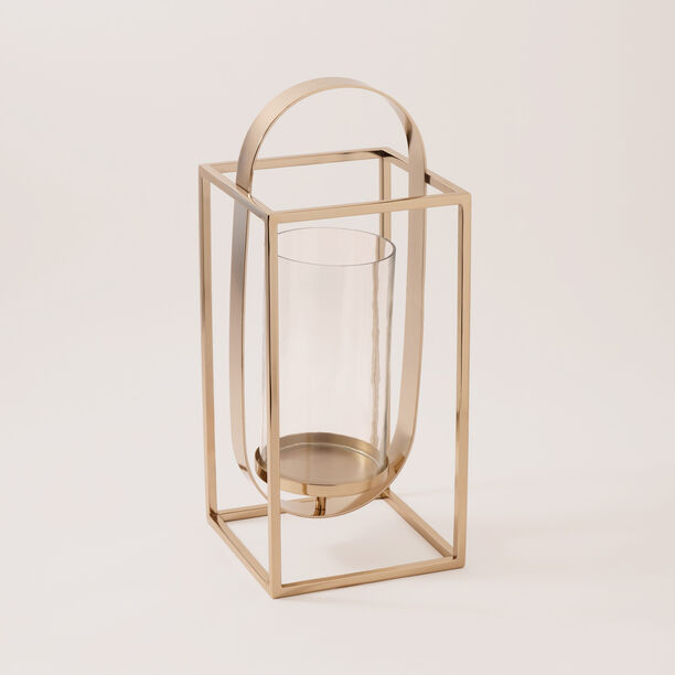 Homez candle holder, chrome 20*20*48cm image number 1