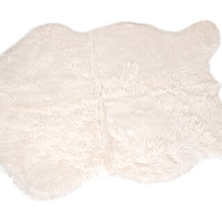 Faux Fur Ecru