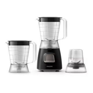 Philips stainless steel blender black 1 L, 450W, quad blades