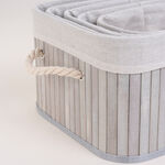 Natural Bamboo Basket Set 5 Pisces image number 3