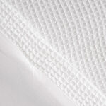 Boutique blanche cotton waffle comforter set 3pcs king 240*220cm, white image number 3