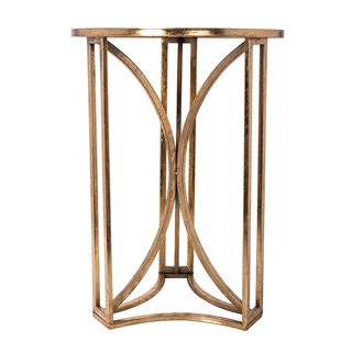 Metal Side Table Gold