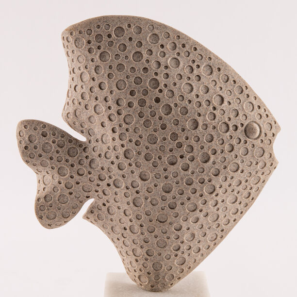 Homez resin fishy decorative sculpture 22.5*9*33.5cm, beige image number 2