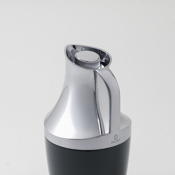 Dallaty 1L stainless steel vacuum flask in black image number 2