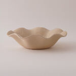 Homez Rose Ceramic Decor Plate, Beige 32*31*9 Cm image number 0